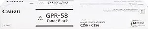 Canon Gpr-58 Black Standard Yield Toner Cartridge (2182c003)