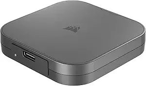 Corsair ex400u 2tb usb4 Portable External Type-C Ssd – Up To 4,000mb/S Read, 3,600mb/S Write, Usb 3.2 gen2 2x2, Plug And Play, Thunderbolt 4, Magsafe, Includes 40gbps Cable, Windows Pc, Ios Mac – Gray