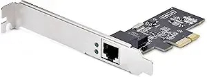 Startech.Com 1-Port 2.5gbps Pcie Network Card, Computer Network Card, Intel i225-V, Multi-Gigabit Ethernet Interface Card