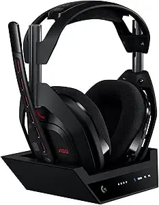 Logitech G Astro a50 Multi-Platform Wireless Gaming Headset + Base Station For ps5/Xbox/Pc: Playsync Audio Switcher, <16bit/48khz (Console), <24bit/48khz (Pc), 24hr Battery, 2.4ghz & Bt - Black