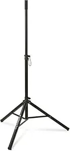 Ultimate Support Ts-70b Aluminum Tripod Speaker Stand With Safe And Secure Locking Pin And 150 Lb Load Capacity - Black
