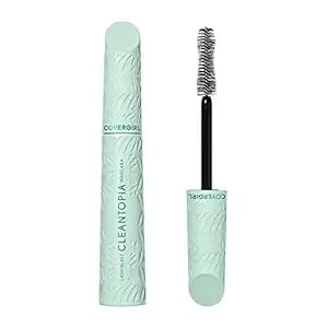 Covergirl Lash Blast Cleantopia Mascara, Volumizing, Smudge-Proof, Vegan Formula, Extreme Black 800, 1 Count