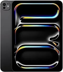 Apple Ipad Pro 2024 (11-Inch, Wi-Fi + Cellular, 1tb) Nano-Texture Glass- Space Black (Renewed)