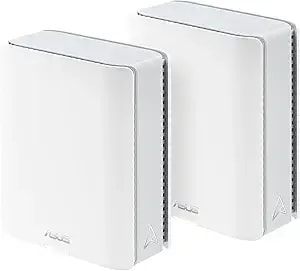 Asus Zenwifi bt10 Tri-Band Wifi 7 Mesh, 18 Gbps, 6000 Sq.Ft (2pk), Dual 10g Ports, Security And Parental Controls Included, Smart Home Master Ssids, 4g & 5g Mobile Tethering