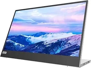 Lenovo l15 Portable Monitor, 15.6” Display, Full Hd Resolution, Ips Panel, 250 Nits Brightness, 60hz Refresh Rate, Usb-C Ports, Height-Adjustable Stand, Flicker-Free Technology, Grey