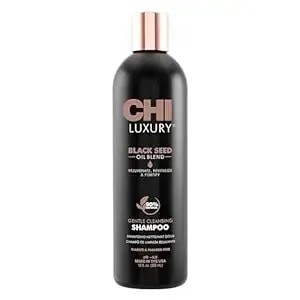 Chi Luxury Black Seed Oil Gentle Cleansing Shampoo, Adds Hair Volume & Body, Strengthens & Removes Impurities, Sulfate, Paraben, & Cruelty-Free, 12 Oz