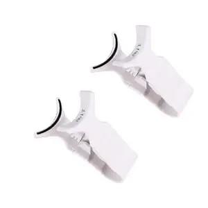 2pcs White False Eyelashes Clip- 5g Portable Magnetic Eyelash Applicator Set Magnetic Lashes Kit For Lounging, Home, Travel And Business Trips, Easy To Use Lash Applicator Tool Kit False Lashes