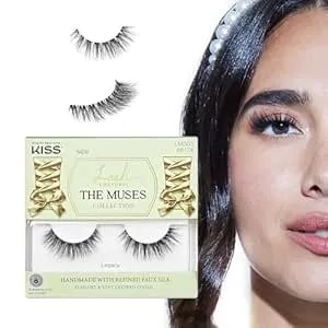 Kiss The Muses, False Eyelashes, 'Legacy', 12mm, Includes 1 Pair, Easy To Apply, Reusable Lash Clusters