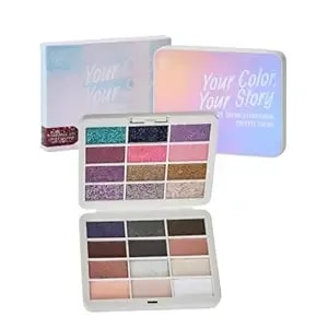 Ruby Vibe Co Core Chaos 24 Eyeshadow Palette Collection 001, Ruby Radiance,24 Color Eyeshadow Palette, Matte & Shimmer Finishes, Buildable Pigment, Versatile Eye Makeup Palette, 0.87 Oz (24.6 G)