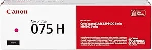 Canon Genuine 075 Magenta High Capacity Toner Cartridge Compatible With mf660 Series And lbp640 Series Laser Printers