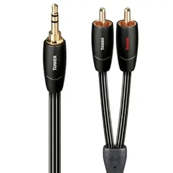 Audioquest 5m Tower 3.5mm - 2xrca Audio Cable Black