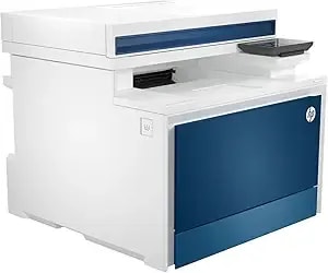 Hp Color Laserjet Pro Mfp 4301fdn Printer, Print, Scan, Copy, Fax, Fast, Easy Setup, Mobile Printing, Advanced Security, Best-For-Small Teams. Ethernet & Usb Only. Not Wireless. 16.6 X 17.1 X 15.1 In.