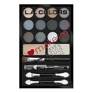 L.A. Colors I Heart Makeup Eyeshadow Palette, Daring c30357