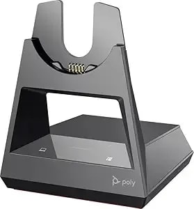Poly - Voyager Office Base (Plantronics) - Compatible With Voyager Focus 2 And Voyager 4300 Uc Series Headsets (Sold Separately) - Connect To Pc/Mac, Deskphone, & Cell Phone - Teams Version