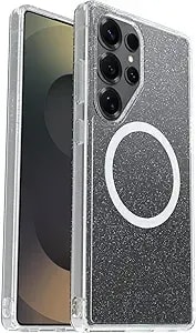 Otterbox Symmetry Series Clear Case With Magnets For Samsung Galaxy s25 Ultra, Shockproof, Anti-Drop, Slim, Supports 3x More Drops Than Military Standard, Stardust