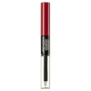 Revlon Colorstay Overtime Liquid Lip Color, Forever Scarlett [40] 0.07 Oz (Pack Of 2)