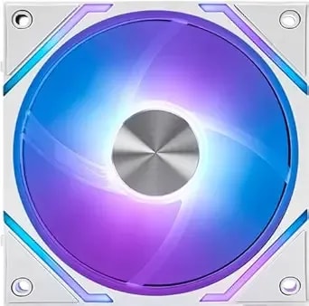Msi Mpg ez120 Argb White-1w Fan - 120mm Argb Fan, Fluid Dynamic Bearing With Extra Nut Fixing, Mystic Light & Cooling Wizard Support With Msi Motherboards, 1900rpm, 2 Years Warranty