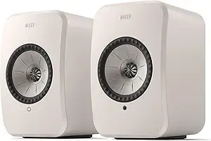 Kef Lsx Ii Lt Wireless Hifi Speakers (Stone White, Pair)