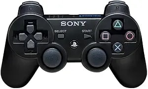 Playstation 3 Dualshock 3 Wireless Controller (Black) (Renewed)