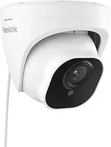 Reolink Wired Security Camera Outdoor, Ip Poe Dome Surveillance Camera, Smart Human/Vehicle Detection, Work With Smart Home, 100ft 5mp Hd Ir Night Vision, Up To 512gb Microsd Card, Rlc-520a