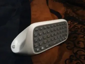 Xbox Xbox 360 Chatpad (Renewed) - White - Wired - Backlit - 90 Days Warranty