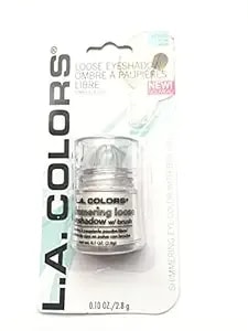 L.A. Colors Shimmering Loose Eyeshadow (Snow White)