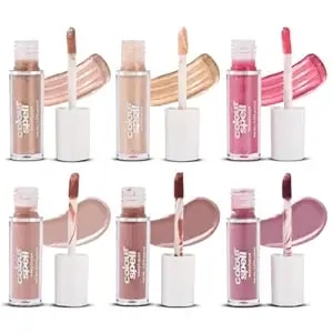 Profusion Cosmetics Colourspell Mini Lips 6 Pc Lip Gloss Set – Sparkling Toppers & Matte Glosses For A Shiny Finish, Vegan & Cruelty-Free Makeup Set