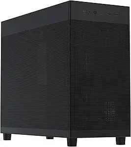 Asus Prime ap303 Atx Pc Case, Mesh Panel Design, Pre-Installed Fan, Gpu Support Up To 360mm, 360mm Radiator Support, 180mm Atx Psu, 20gbps Usb Type-C