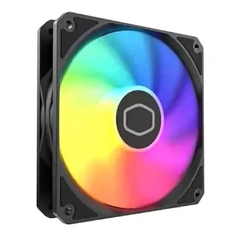 Cooler Master mf120 Lite 120mm Pc Case Fan - Liquid Cooler - Air Cooler, Argb Lighting, Dynamic Pwm 1,750 Rpm, Air Balance Blades, Hybrid - Pbt Frame