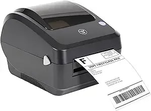 Westinghouse Thermal Shipping Label Printer Usb, 4x6 Label Commercial Grade, Compatible With Usps, Ups, Fedex, Shopify, Amazon, Small Business, Desktop Label Printer For Packages, Includes Labels