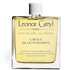 Leonor Greyl L'Huile Pre-Shampoo Treatment For Hair - Hair Oil Treatment For Dry Hair, Protection From The Sun And Water, 3.2 Fl Oz, Made In France