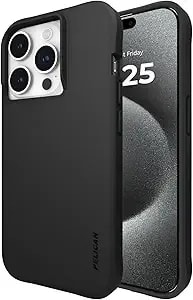 Pelican Ranger Series - Iphone 15 Pro Case 6.1" [Compatible With Magsafe] Magnetic Phone Case With Anti-Scratch Tech [12ft Mil-Grade Drop Protection] Slim Protective Cover For Iphone 15 Pro - Black