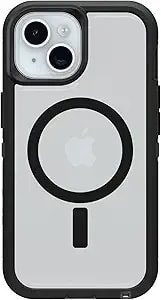 Otterbox Iphone 17e, 16e, 15, 14, & 13 Defender Series Xt Clear Case - Dark Side (Black/Clear), Screenless, Rugged, Snaps On Magsafe, Pressure-Fitted Dual-Layer Iphone Case