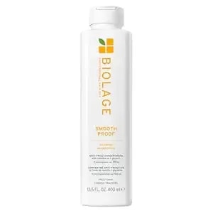 Biolage Smooth Proof Shampoo - Gently Cleanses And Adds Shine, Nourishes, Moisturizes & Tames Frizz, For All Frizzy Hair Types, With Camellia Oil & Glycerin, Vegan & Paraben-Free, 13.5 Fl Oz