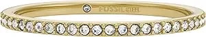 Fossil Women'S Plated Stainless Steel Ring