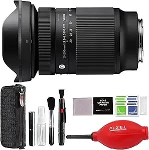 Sigma 20-200mm F/3.5-6.3 Dg Contemporary Lens Compatible With Sony E With Advanced Accessory And Travel Bundle - 796965 - 20-200mm Lens For Sony E