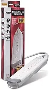 Belkin f9h700-06 7-Outlet Surgemaster Home Series Power Strip Surge Protector With 6-Foot Power Cord, 785 Joules, White