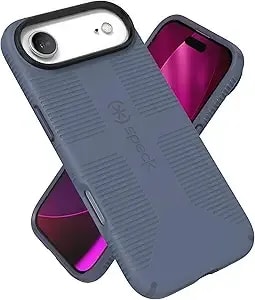 Speck Candyshell Grip +Ms Case For Iphone 17 Air - Mystery Blue/Faded Denim - Slim Protective Grip - Drop Protection - Magsafe Compatible