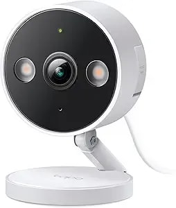 Tapo 2k+ Indoor/Outdoor Wired Security Camera - 2024 Pcmag Editors' Choice, Person/Pet/Vehicle Detection, Baby Monitoring, Color Night Vision, Subscription-Free Local Storage Or Optional Cloud, c120