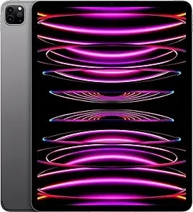 Apple 2022 Ipad Pro, 12.9-Inch, Wi-Fi + Cellular, 256gb, Space Gray (Renewed Premium)