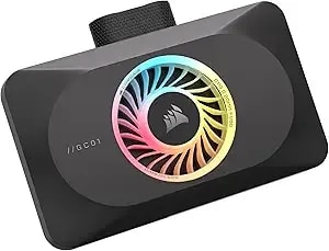 Corsair xg3 Rgb Hybrid Gpu Water Block – Hybrid Custom Cooling, Compatible With 5080, 5070 Ti, & 5070 Gpus, 18 Addressable Rgb Leds, Icue Link Connectivity, Built-In Temperature Sensor – Black