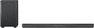 Philips tab6200 2.1 Channel Soundbar With Wireless Subwoofer - Bluetooth, Hdmi Earc, Dolby Atmos, Dts Virtual:X, 240w Max Power, Black
