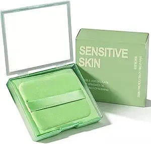 Oil Blotting Papers For Face - 100 Sheets W/Mirror, Puff & Refills, Absorbs Excess Face Oil, Controls Shine, Gentle For Makeup Use