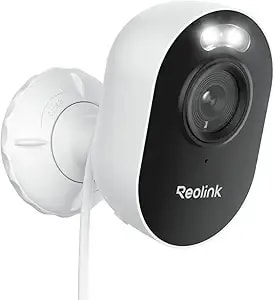 Reolink Wireless Outdoor Security Camera Lumus 2k, Upgraded 4mp Spotlight Color Night Vision, 2.4/5ghz Dual-Band Wifi Plug In Camera, Smart Person/Vehicle/Animal Detection, Two-Way Talk, Local Storage