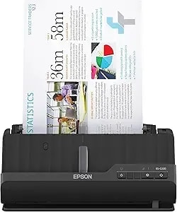 Epson Workforce Es-c220 Compact Desktop Document Scanner - 2-Sided Scanning - Adf - For Pc And Mac