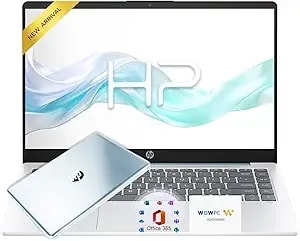 Hp 14″ Lightweight Laptop • Microsoft 365 & Copilot Ai • Amd High Performance Processor • 4gb Ram Memory • 128gb Ssd + 1tb Cloud Storage • Portable Student Laptop