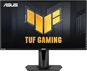 Asus Tuf Gaming 27" 2k Hdr Gaming Monitor (vg27aq) - Qhd (2560 X 1440), 165hz (Supports 144hz), 1ms, Extreme Low Motion Blur, Speaker, G-Sync Compatible, Vesa Mountable, Displayport, Hdmi,Black