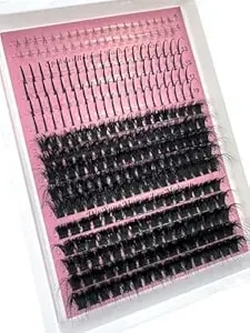 60d-200d Bottom & Spiky Lashes Clusters - Volume Individual Eyelash Extensions, Diy Fairy/Manga Style Spike Lashes For Dramatic Eye Makeup, Waterproof & Reusable (100d120d, Dd Curl)