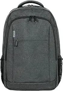 Lenovo b325 Laptop Backpack, Grey, 17-Inch, Water-Resistant Travel Backpack With External Usb Port, Anti-Theft Design, Luggage Strap, For Men & Women, Perfect For Work, And Travel