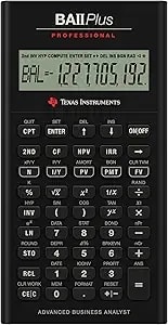 Texas Instruments Ba Ii Plus Professional Financial Calculator